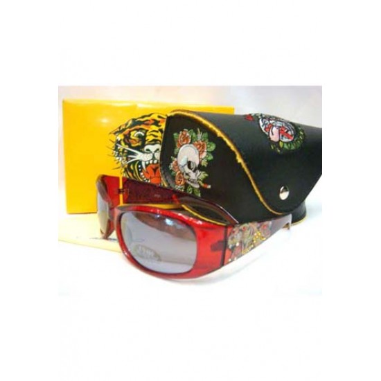 Ed Hardy Sunglasses De Soleil Tiger Red